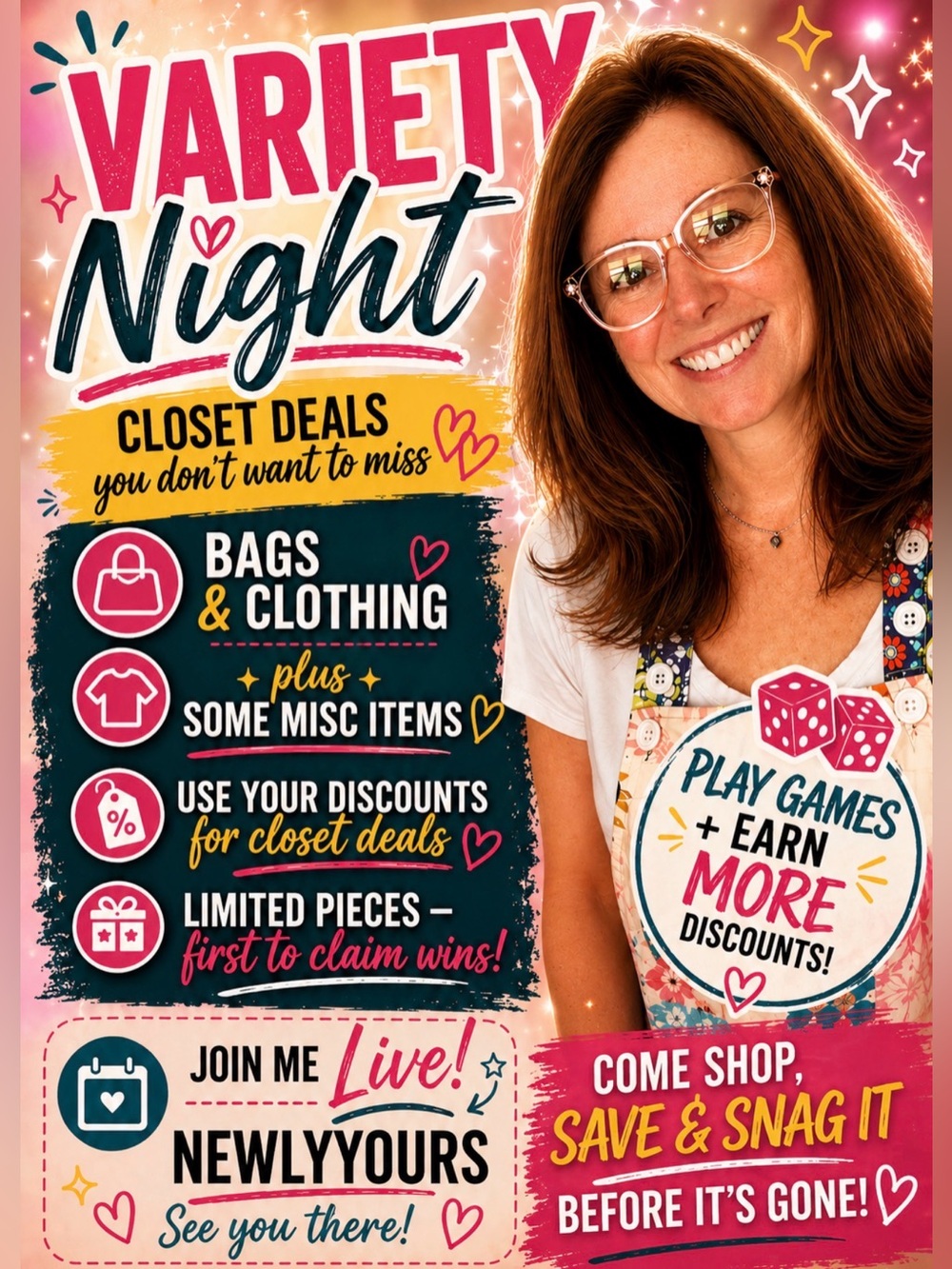❤️➡️NEXT LIVE🎉WEDNESDAY May 27th AT 8:30 PM ET🎉⬅️❤️